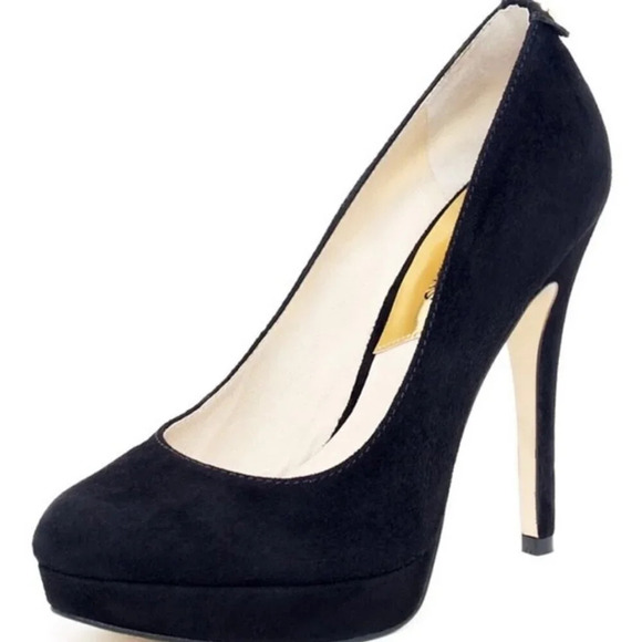 Michael Michael Kors York Suede Pumps Women’s Size 9M Black Stiletto High Heels - Picture 2 of 14